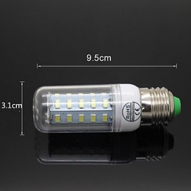 1 pcs E26/E27 10W 36SMD5730 800LM Warm White / Natural White Decorative Corn Bulbs 110V/220V