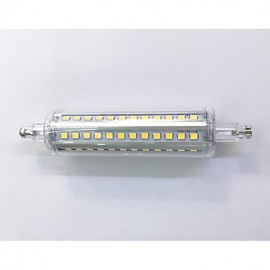 R7S 118mm 72x 2835SMD 10W Warm White / Cool White 900LM 360Beam Horizontal Plug Lights Flood Light AC85-265V