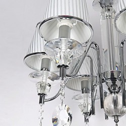 Max 60W Modern/Contemporary Crystal Electroplated Chandeliers Dining Room / Kitchen