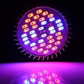 E27 40LED 22Red12Blue2White2IR2UV Full Spectrum Led Plant Grow Lamps for Garden Flowering(AC85-265V)