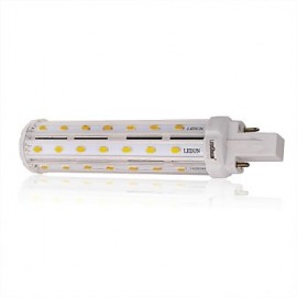 1PCS G24 15W 44SMD 5730 100LM LM Warm White / Natural White T Decorative Corn Bulbs AC 85-265