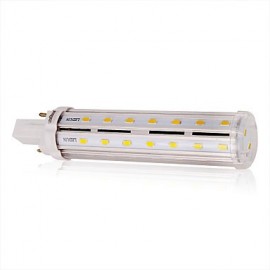 1PCS G24 15W 44SMD 5730 100LM LM Warm White / Natural White T Decorative Corn Bulbs AC 85-265