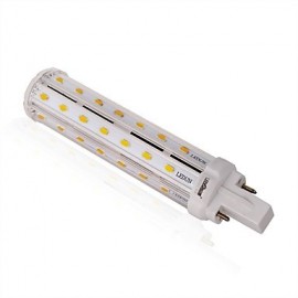 1PCS G24 15W 44SMD 5730 100LM LM Warm White / Natural White T Decorative Corn Bulbs AC 85-265