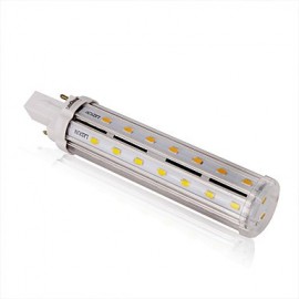 1PCS G24 15W 44SMD 5730 100LM LM Warm White / Natural White T Decorative Corn Bulbs AC 85-265