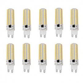 10pcs Dimmable E14 G4 G9 BA15D 10W 152x3014SMD 360LM 3000K/6000K Warm White/Cool White LED Corn Bulb(AC200-240V)