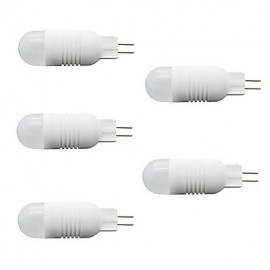 5pcs Ceramic G4 3W 260LM 3000K/6000K Warm White/Cool White Light Lamp Bulb(DC12V/AC200-240V)