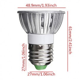 3W E27 250LM Warm White Color Led Light Bulbs Led Spot Light(AC220-240V)