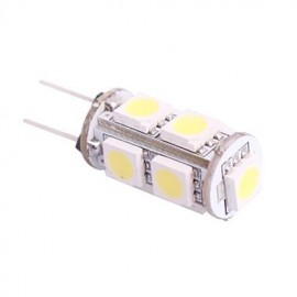 G4 1W 80LM 7000K 9x5050 White LED Light Bulb(DC 12V)