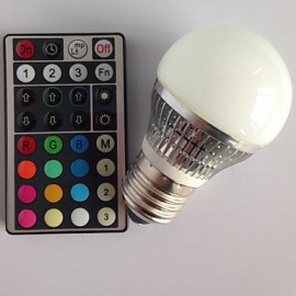 1 pcs E27 4 W 1X High Power LED Dimmable/32Keys Remote-Controlled/Decorative RGB LED Globe Bulbs AC85-265V