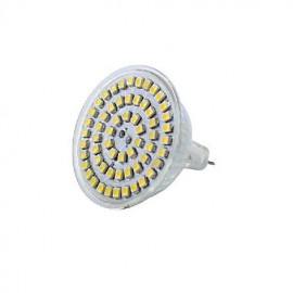 10PCS MR16 60SMD 3528 550-600LM DC12V Warm White/White Dimmable/Decorative LED Spotlight