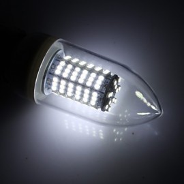 8W E26/E27 LED Candle Lights C35 138 SMD 3528 620 lm Warm White / Cool White AC 220-240 V