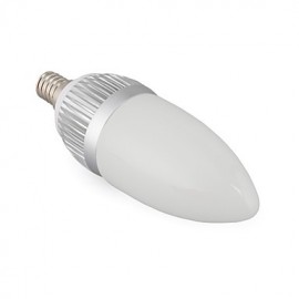 3W LED Light Bulb - Candle Shape Design (E14 Bulb Base)