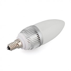 3W LED Light Bulb - Candle Shape Design (E14 Bulb Base)