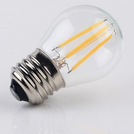 1 pcs E26/E27 4W 4 COB 400 lm Warm White G45 edison Vintage LED Filament Bulbs AC 220-240 V No flash