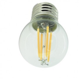 1 pcs E26/E27 4W 4 COB 400 lm Warm White G45 edison Vintage LED Filament Bulbs AC 220-240 V No flash