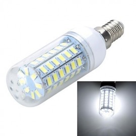 E14 10W 1000LM 6500K/3000K 56-5730 SMD Warm/Cool White Light LED Corn Bulb (AC 220~240V)