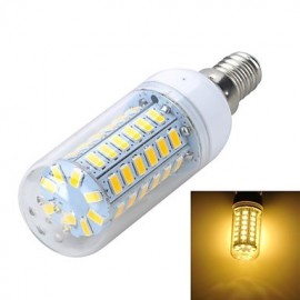 E14 10W 1000LM 6500K/3000K 56-5730 SMD Warm/Cool White Light LED Corn Bulb (AC 220~240V)