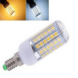 1 pcs E14 12 W 56LED SMD 5050 850 LM 2800-3500/6000-6500 K Warm White/Cool White Corn Bulbs AC 220-240 V