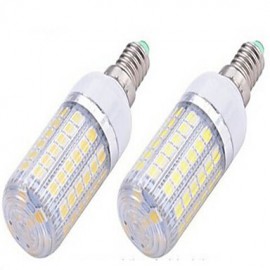 1 pcs E14 12 W 56LED SMD 5050 850 LM 2800-3500/6000-6500 K Warm White/Cool White Corn Bulbs AC 220-240 V