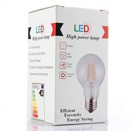 1pcs 8W A60 E27 Led filament bulb clear grass edison light bulbs indoor led lighting 110/240V filament lamp