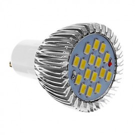 6W GU10 LED Spotlight 16 SMD 5730 640 lm Cool White AC 85-265 V