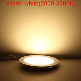 4pcs 3W Round NON-dimmable LED Panel light Warm white/natural white/cold white SMD 2835 Epistar chip DC 12V