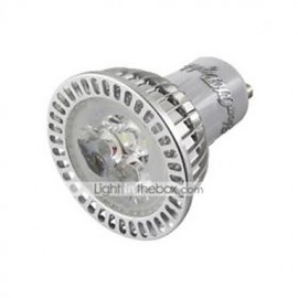 4PCS GU10 3W 3-LED 300lm Warm White/ Cold White Light Dimmable LED Spotlight (AC110~120V/220-240V/85-265V)