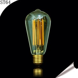 E26 E27 B22 110V 220V ST64 2200K-3000K 450-650lm 8W 8LED Light Bulb Edison