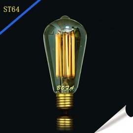 E26 E27 B22 110V 220V ST64 2200K-3000K 450-650lm 8W 8LED Light Bulb Edison