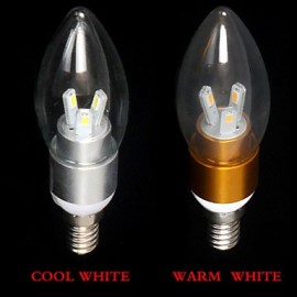 5Pcs Super Bright Led Lighting 5W Candle Bulb E14 Bubble Tip Led Lamp