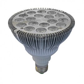 Dimmable PAR38 E27 18W 1X18LEDs 1500-1600LM Warm White/White 3000-3200K/6000-6500K LED Spot Light (AC 220V)