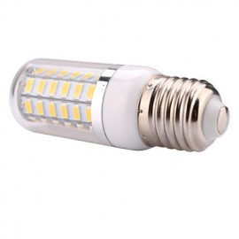 E27 12W 56x5730SMD 1200LM 2800-3200K /6000-6500K Warm White/Cool White Light LED Corn Bulb (AC 110-130V/AC 220-240V)