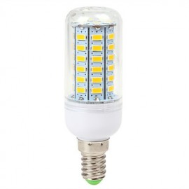 1 pcs E14/G9/E26/E27 12 W 56 SMD 5730 1200 LM Warm White/Cool White B Corn Bulbs AC 220-240/AC 110-130 V