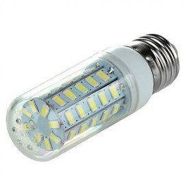 E27 3.5W 600lm 6500K 48-SMD 5730 LED Cool White Light Corn Lamp (220V~240V)