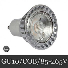 1pcs Ding Yao GU10 6W 1LED COB 300lm Warm White / Cool White Recessed Retrofit Decorative LED Spotlight AC 85-265V