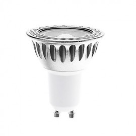 1pcs Ding Yao GU10 6W 1LED COB 300lm Warm White / Cool White Recessed Retrofit Decorative LED Spotlight AC 85-265V