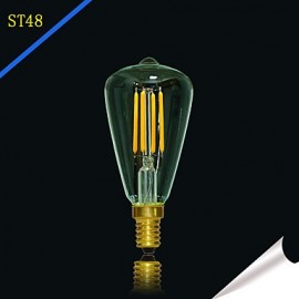 E12 E14 110V 220V 2200K-2700K 200-300Lm ST48 3W 4LED Bulb Edison Retro Led Bulb