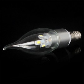 5pcs 5W E14 450-500LM 6000-6500K Cool White Color LED Candle Style Candle Bulb (85-265V)