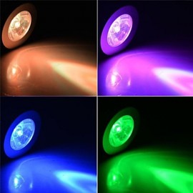 5pcs 3W E27/E14/GU10/GU5.3 RGB Color Changing LED Light Bulb Lamp with Remote Control(85-265V)