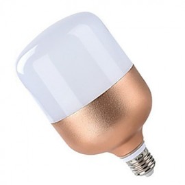 28W E27 2600LM Warm Cool White Color Aluminum LED Globe Light Bulbs Spot Lamp Rose Gold Shell (AC160-265V)