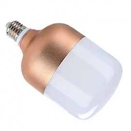 28W E27 2600LM Warm Cool White Color Aluminum LED Globe Light Bulbs Spot Lamp Rose Gold Shell (AC160-265V)