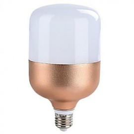 28W E27 2600LM Warm Cool White Color Aluminum LED Globe Light Bulbs Spot Lamp Rose Gold Shell (AC160-265V)