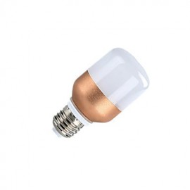 5W E27 450LM Warm Cool White Color LED Globe Light Lamp Bulb Rose Gold Shell (AC160-265V)