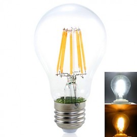 E26/E27 8W 8*COB 800 LM Warm White / Natural White A60(A19) Decorative Globe Bulbs AC 220-240 / AC 110-130 V