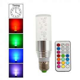 AC85-265V 3W E14 / GU10 / E26/E27 / B22 LED Smart Bulbs R39 3 High Power LED 280 lm RGB V 1 pcs