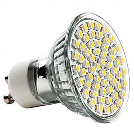 3W GU10 LED Spotlight 60 SMD 3528 240 lm Warm White / Cool White AC 220-240 V 10 pcs