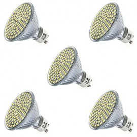 5pcs 80LEDs SMD2835 LED Spotlight GU10/MR16 Cool/Warm White LED Lighting(AC220-240V)