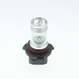 HB4 P22D CREE XP-E LED 20W 1300-1600LM 6500-7500K AC/DC12V-24 Fog White - Silver Black