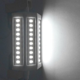 R7S 118mm 30x 5630SMD 10W Warm White / Cool White900LM 220Beam Horizontal Plug Lights Flood Light AC85-265V