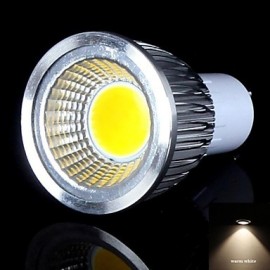 GU10 LED Spotlight MR16 1 COB 500-550 lm Warm White AC 85-265 V